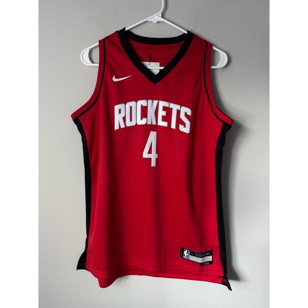 Nike Houston Rockets Jalen Green #4 Swingman Jersey Red Icon Edition Youth L NWT